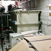 Small scale home decoration type aquatic wastewater treatment project