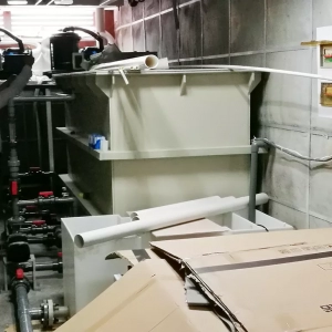 Small scale home decoration type aquatic wastewater treatment project